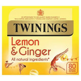 0082 Twinings Tea Bags Lemon & Ginger 80 Pack X116/1 xxxxxxx You .