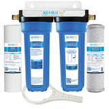 Twin Caravan & RV Water Filter System With Sediment & Carbon Filters Only 0160