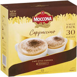 0182 Merge Moccona Cafe Classic Cappuccino Coffee Sachets 30 Pack X153.