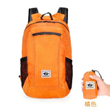 02105 Merge 26L Foldable Deep Backpack Gym Sports Luggage travel Back Pack Orange Colour Z178.