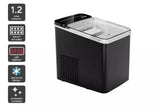 02111 Merge 12KG Ice Cube Maker With Self-Cleaning Black Ice Maker  Appliance X120.