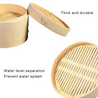 0231 Merge 20CM Bamboo  Basket Stackable Kitchen steam Rack cookware With Lid X184.