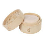 0232 Merge 10CM Bamboo Steamer With Lid Basket Round Food Dim Sum Steamer Kitchen Medium X184.