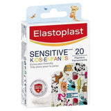 0257 Elastoplast Sensitive Kids Animals 20 Pack X128.