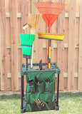 0328 Merge Garden Tool Organizer Portable Utility Rack Holds 40 Tool X150 .