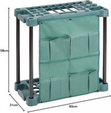 0328 Merge Garden Tool Organizer Portable Utility Rack Holds 40 Tool X150 .