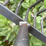 0332 Merge High Carbon Steel Garden Rake Multifunctional 12 Teeth Agricultural Tool X150.