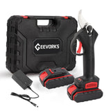 0348 Merge Cordless Rechargable Electric Pruning Shears Secateur Branch Cutter +2 Batteries X152.