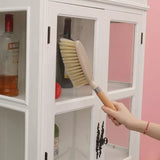 0354 Merge Wooden Handle Mini Brush And dustpan Set for Desktop Cleanup Small Sweeper Set Necessity X152.