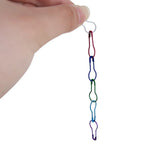 0490 Safety Pins Merge 1200 Assorted Colours For Clothing and Craft Making Z147.