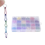 0490 Safety Pins Merge 1200 Assorted Colours For Clothing and Craft Making Z147.