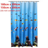 0417 Merge Extra Long Fabric Shower Curtain Waterproof With Hooks Weighted Hem 180-200cm #10 Co712 Health Z268.