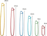 0493 Merge Crochet Knitting Needle Aluminum Stich Holders Pins 12 Pices Aluminum Yarn Z147.