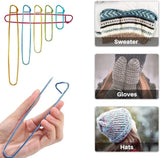 0493 Merge Crochet Knitting Needle Aluminum Stich Holders Pins 12 Pices Aluminum Yarn Z147.