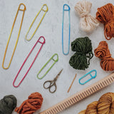 0493 Merge Crochet Knitting Needle Aluminum Stich Holders Pins 12 Pices Aluminum Yarn Z147.
