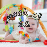 0495 Merge 12 Baby Nappy Safty Pins 2.2Inch Diaper Plastic Push In 55mm Durable Z147 xxxxxxx You 221225..