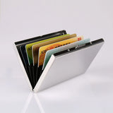 0511 Merge RFID Blocking Wallet ID Credit Business Card Holder Anti Stainless Steel Case Z272 xxxxxxx You 130526.