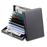 0512 Merge RFID Blocking Stainless Slim Wallet ID Credit Card Holder Protector Purse Z272 xxxxxxx You 130526.