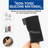 0515 Merge Silscone Credit Holder Cell Phone Wallet Pocket sticker Adhesive Black Z272 xxxxxxx You