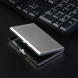 0516 Merge RFID Blocking Credit Card Holder Stainless Steel Wallet With 6 PVC Slots For Men Z272 xxxxxxx you 130526.