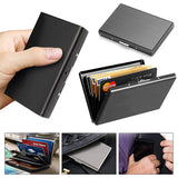 0518 Merge RFID Blocking Stainless Steel Slim Wallet ID Credit Card Holder Protector Purse Z272 xxxxxxx You 130526.