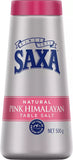0524 Merge Saxa Naturnal Pink Himalayan Table Salt Flavor For Cooking 500g X140.