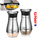 0530 Merge 2pcs Salt And Pepper Shakers Set Premium Stainless Steel Glass Pepper Shaker Z221 xxxxxxx You 140226.