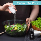 0532 Merge 2 pcs Salt And Pepper Shaker Set Glass Shaker With Stainless Steel Lid Z221 xxxxxxx You 140226.