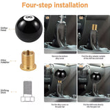 0605 Merge Black 8 Billard Ball Car Gear shift Knob Universal Manual shifter Leaver Cover Z136.