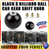 0605 Merge Black 8 Billard Ball Car Gear shift Knob Universal Manual shifter Leaver Cover Z136.