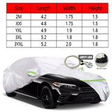 0610 Merge To Suite Barina 6 Layers Aluminum Waterproof Large Rain UV Dust Hail Proof DM-YXXL Z157.