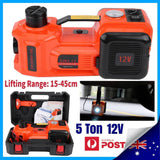 06105 Merge 5 Ton 12V Car Electric Hydraulic Floor Spray Jack Lift Inflator Pump With Flashlight Z185.