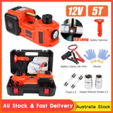 06105 Merge 5 Ton 12V Car Electric Hydraulic Floor Spray Jack Lift Inflator Pump With Flashlight Z185.