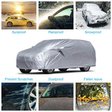 0612 Merge Large Car Cover Waterproof Sun V Dust Hail Resistant Universal Size Vehicle SUV Z157.