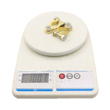 06123 Merge Light Brass Nut Battery Terminal Clamp Connector Clip Positive Negative Truck Z167.
