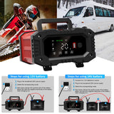 06131 Merge 20A 12v 24v 20Amp LIFePo4 Car Battery Smart Charger For Lead Acid AGM Battery Z146.