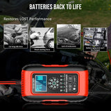 06132 Merge 10-Amp Car Battery Charger 12v 24v Smart Battery Charger 12v Automotive Charger Z146.