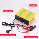 06133 Car Battery Charger Heavy Duty 12V 24V Smart Automatic Intelligent Pulse Repair Z146.
