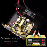 06133 Car Battery Charger Heavy Duty 12V 24V Smart Automatic Intelligent Pulse Repair Z146.