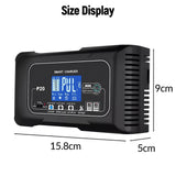 06134 Merge 20A 12V 24V 20amp Car Battery Smart Charger For Lead Acid AGM LiFePo4 Battery Z146.