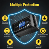 06134 Merge 20A 12V 24V 20amp Car Battery Smart Charger For Lead Acid AGM LiFePo4 Battery Z146.