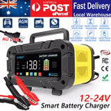 06135 Merge 20A 12V 24V 20 Amp Car Battery Smart Charger For Lead Acid LiFePo4 AGM Battery Z146.