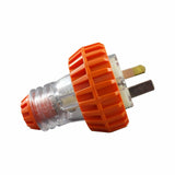 06165 Merge 20Amp 3 Pin Flat Plug IP66 Rated Industrial 240V Weatherproof Male NRG Z186.