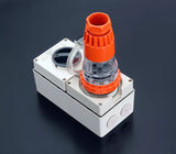 06167 Merge 3 Phase 5 Pin 32Amps Male GPO Electrical Plug IP66 Waterproof 56P532 Z186 xxxxxxx You