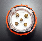 06167 Merge 3 Phase 5 Pin 32Amps Male GPO Electrical Plug IP66 Waterproof 56P532 Z186 xxxxxxx You