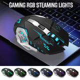 06170 Merge 2.4GHz Wireless Rechargeable USB Optical Ergonomic LED Light Gaming Mouse Z235 xxxxxxx You 060326.