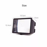 07120 Merge New 3D Mobile Phone Screen Magnifier 12" HD Video Amplifer For Smart Phone Stand Magnifier Z203.