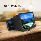 07120 Merge New 3D Mobile Phone Screen Magnifier 12" HD Video Amplifer For Smart Phone Stand Magnifier Z203.