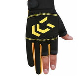 07168 Merge Anti-Slip Fishing Gloves 3 Fingerless Outdoor Hunting Waterproof Sun Protection Z217.