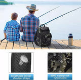 07173 Merge Tackle Backpack Fishing Rod Holders Tackle Boxes Outdoor Shoulder Large Storage Z218.